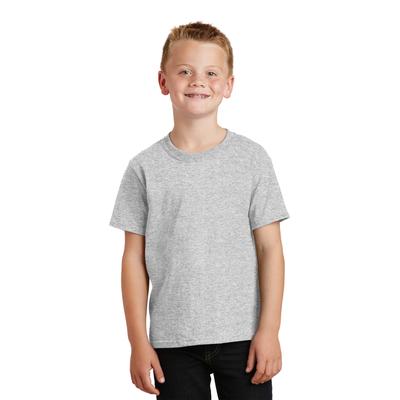 Port & Company PC54Y Youth Core Cotton Top in Ash* size Small | Blend