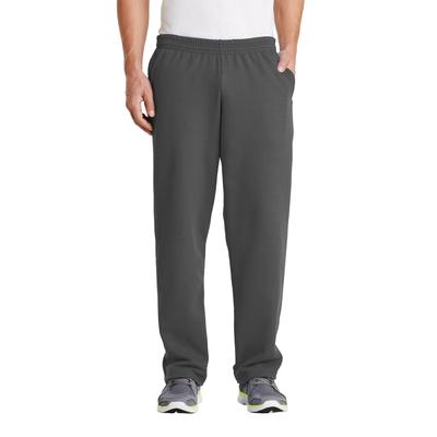 Port & Company PC78P Core Fleece Sweatpant with Pockets in Charcoal size 3XL | Cotton/Polyester Blend