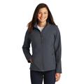 Port Authority L317 Women's Core Soft Shell Jacket in Battleship Grey size 4XL | Polyester/Spandex Blend