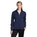 Sport-Tek LST241 Women's Sport-Wick Fleece Full-Zip Jacket in Navy Blue size 4XL