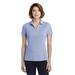 Port Authority LK582 Women's Poly Oxford Pique Polo Shirt in True Royal Blue size Large | Polyester