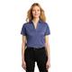 Port Authority LK542 Women's Heathered Silk Touch Performance Polo Shirt in Royal Blue Heather size 2XL | Polyester