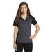 Sport-Tek LST652 Women's Colorblock Micropique Sport-Wick Polo Shirt in Iron Gray/Black size 2XL | Polyester