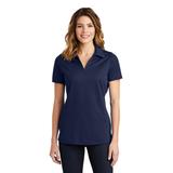 Sport-Tek LST690 Women's PosiCharge Active Textured Polo Shirt in True Navy Blue size Large | Polyester