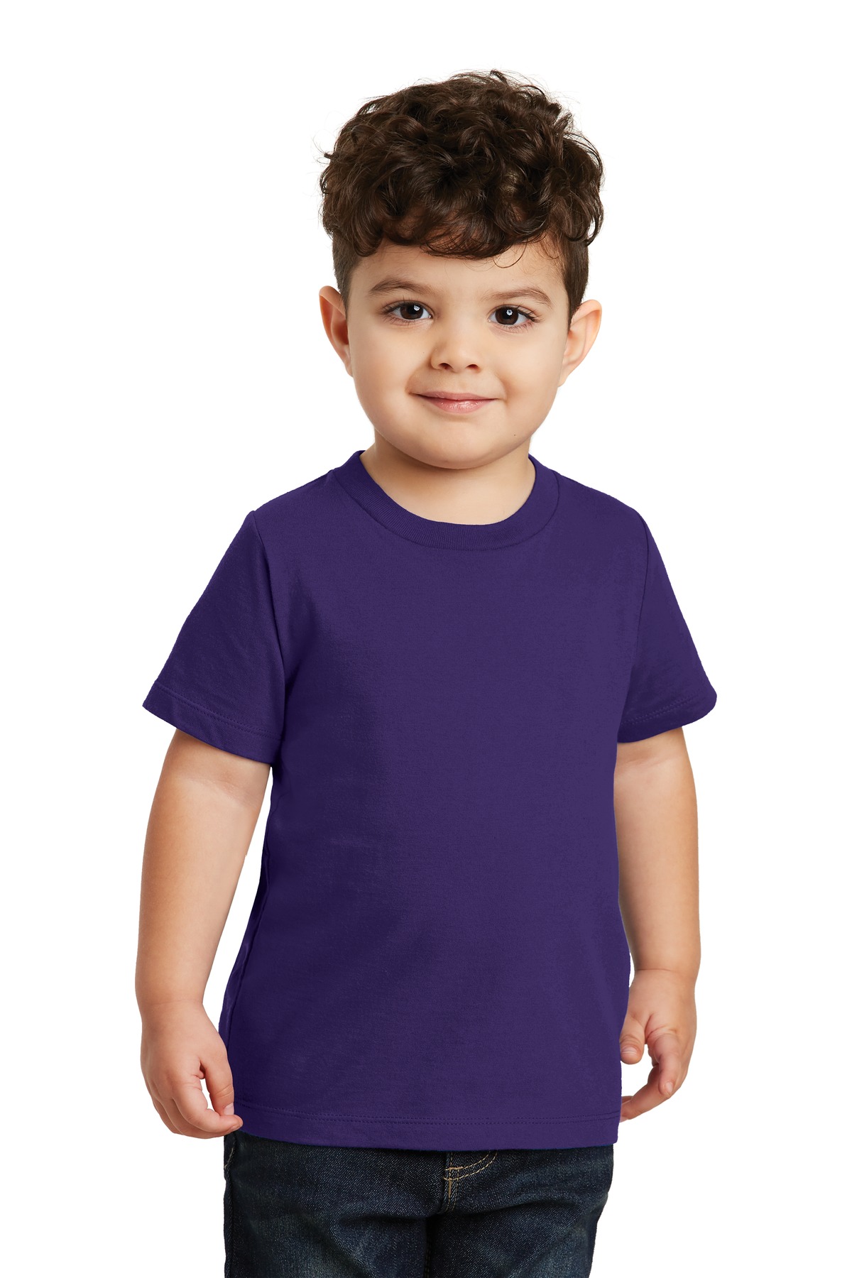 Port & Company PC450TD Toddler Fan Favorite Top in Team Purple size 3T | Cotton