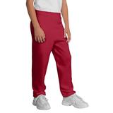 Port & Company PC90YP Youth Core Fleece Sweatpant in Red size Large | Cotton/Polyester Blend