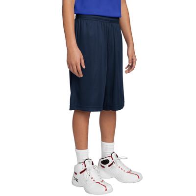 Sport-Tek YST355 Youth PosiCharge Competitor Short in True Navy Blue size XS | Polyester