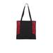 Port Authority BG417 Circuit Tote Bag in Rich Red/Black size OSFA | Polyester Blend