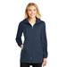 Port Authority L719 Women's Active Hooded Soft Shell Jacket in Dress Blue Navy size Medium | Polyester