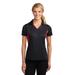 Sport-Tek LST655 Women's Side Blocked Micropique Sport-Wick Polo Shirt in Black/True Red size Large | Polyester