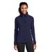 Sport-Tek LST852 Women's Sport-Wick Stretch Full-Zip Jacket in True Navy Blue size 2XL | Polyester/Spandex Blend