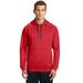 Sport-Tek ST250 Tech Fleece Hooded Sweatshirt in True Red size Small | Polyester