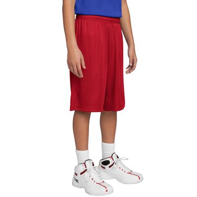 Sport-Tek YST355 Youth PosiCharge Competitor Short in True Red size Small | Polyester