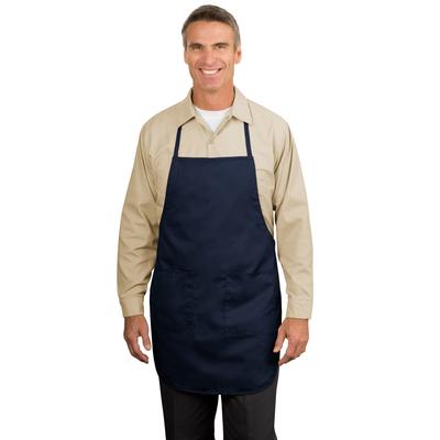 Port Authority A520 Full-Length Apron in Navy Blue...