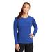 Sport-Tek LST470LS Athletic Women's Long Sleeve Rashguard Top in True Royal Blue size 4XL | Polyester/Spandex Blend