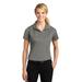 Sport-Tek LST650 Women's Micropique Sport-Wick Polo Shirt in Grey Concrete size Large | Polyester