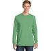 Port & Company PC099LS Men's Beach Wash Garment-Dyed Long Sleeve Top in Safari size 2XL | Cotton