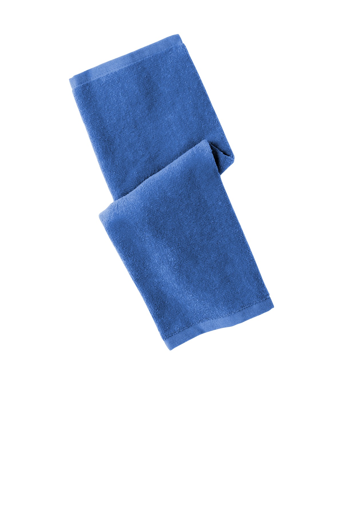 Port Authority PT390 Hemmed Towel in Royal Blue size OSFA | Cotton