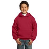 Port & Company PC90YH Youth Core Fleece Pullover Hooded Sweatshirt in Red size XL