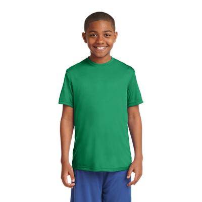 Sport-Tek YST350 Youth PosiCharge Competitor Top in Kelly Green size XS | Polyester
