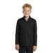 Sport-Tek YST357 Youth PosiCharge Competitor 1/4-Zip Pullover T-Shirt in Black size Large | Polyester