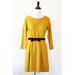 Anthropologie Dresses | Anthropologie Girls Of Savory Mustard Dress | Color: Gold/Orange | Size: M