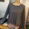 Anthropologie Sweaters | Anthropologie's Yellow Bird Sweater/Shirt Combo M! | Color: Gray | Size: M