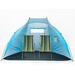 iCorer Extra Large Easy up Beach Cabana 3 Person Tent Fiberglass in Blue | 55 H x 94.5 W x 45 D in | Wayfair 102