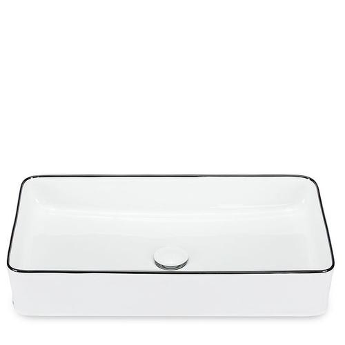 Aufsatzwaschbecken AMSTERDAM – Aufsatzwaschbecken in weißer Keramik, B60