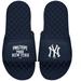 Men's ISlide Navy New York Yankees Pinstripe Logo Slide Sandals