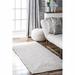 White 30 x 0.3 in Indoor/Outdoor Area Rug - Ebern Designs Luchezar Handmade Braided Ivory Indoor/Outdoor Rug Polypropylene | 30 W x 0.3 D in | Wayfair