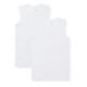 Schiesser Jungen 2 PACK Unterhemd ohne Arm mit breiter Schulter - 95/5 Organic Bio Baumwolle - Größe 92 bis 140