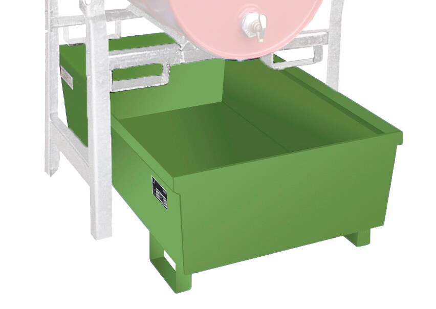 Auffangwanne FRA 1 lackiert RAL6011 Resedagrün Umwelt Lagertechnik Image