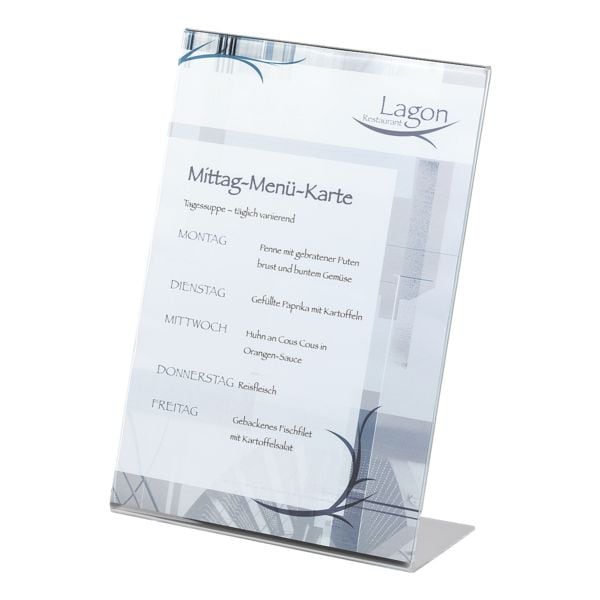 Durable Tischaufsteller A4 transparent, 21x29x9 cm Image