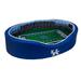 Royal/White Kentucky Wildcats 38'' x 25'' 8'' Large Stadium Oval Dog Bed