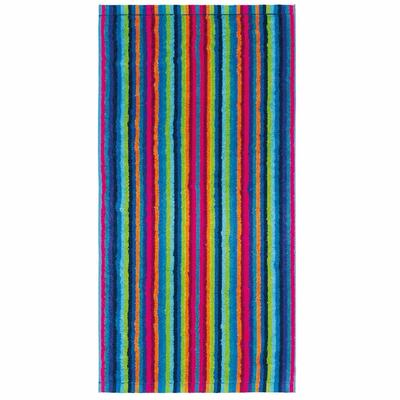 Cawö - Duschtuch 1er Pack 'C Life Style Stripes' Baumwolle Handtücher 1 ct Blau