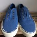 American Eagle Outfitters Shoes | American Eagle Blue Canvas Slip On Shoes 11 | Color: Blue | Size: 11