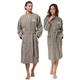 AW BRIDAL Unisex Women Men 100% Egyptian Cotton Terry Towel Shawl Dressing Gown Bathrobe Wrap Nightwear 2Pcs, Mr./Mrs Monogram