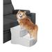 Pet Gear Easy 2 Step Pet Stair Plastic in Blue/Gray/White | 13 H x 14 W x 17 D in | Wayfair PG9710EG