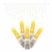 The Holiday Aisle® Single Mold M5 Icicle Christmas light set 9'L in Yellow | 8 H x 1 W in | Wayfair AF88272DAA1C445EBD05EB368FF40503