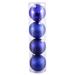 The Holiday Aisle® 4 Piece Ball Drilled Ball OrnamentSet in Blue | 10 H x 10 W x 10 D in | Wayfair C2F9CFD7496548B8B22A7AE569C28B67