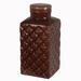 Fleur De Lis Living Wyton Ceramic Jar Ceramic in Brown | 15.5 H x 7 W x 7 D in | Wayfair 78E49543DA74411798E06A5525C5D5AD