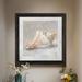 Highland Dunes 'Impressionist Shell Study I' - Picture Frame Painting Print on Paper in Brown/Gray | 27.5 H x 27.5 W x 1.5 D in | Wayfair