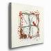 The Holiday Aisle® Noel Cardinal Wreath - Wrapped Canvas Painting Print Metal in Red | 40 H x 40 W x 1 D in | Wayfair