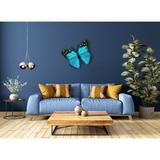 August Grove® Okeden Butterfly 3D Wall Decor Metal | 18 H x 24 W x 1 D in | Wayfair 6FA60F2A7F2D46F19D3DCD053AE7E906