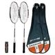 Browning Nanotec CTi 85 Carbon Badminton Racket (Single, Set & Doubles Available) (2 Rackets, Covers & Shuttles)