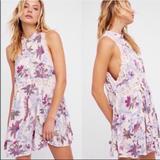 Free People Dresses | Free People Pink Floral Slip Dress | Color: Pink | Size: S