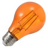 Sylvania 40301 - LED4.5A19/DIM/ORANGE/GL/RP Colored LED Light Bulb for Party Lighting