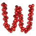 Vickerman 594179 - 6' Red Asst Orn Ball Garland (N191203) Christmas Garland Ornament