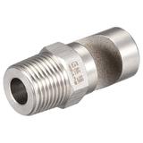 Uxcell 3/8 BSPT Stainless Steel Wide Angle Flat Fan Nozzle